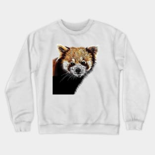 Red panda illustration Crewneck Sweatshirt